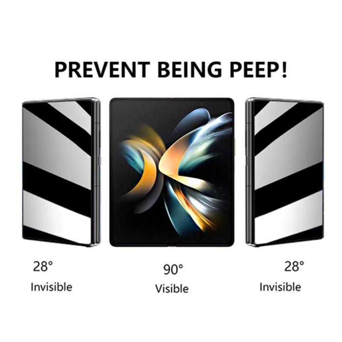 A-One Brand - Galaxy Z Fold 4 Privacy Skärmskydd TPU Anti-Spy
