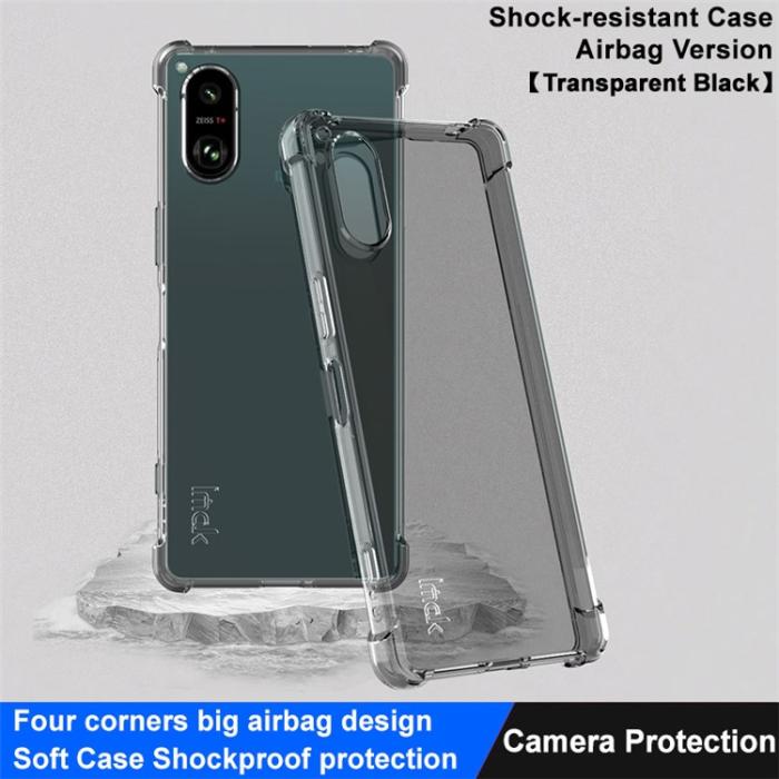Imak - IMAK Sony Xperia 5 V Mobilskal TPU - Transparent Svart