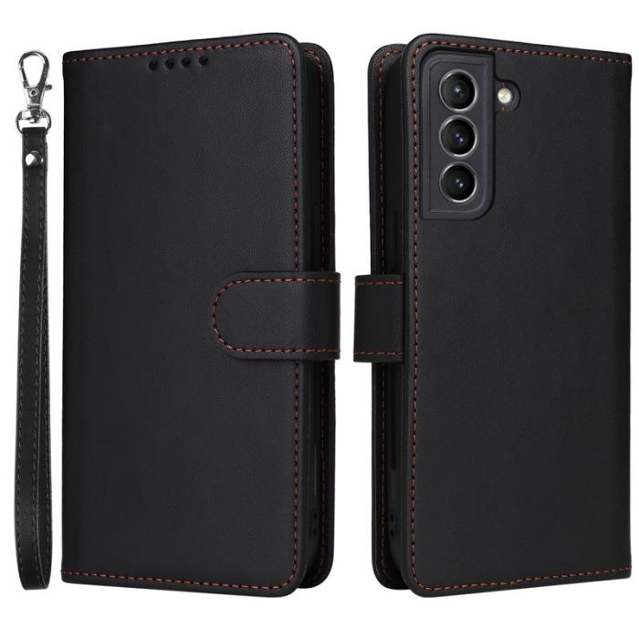 BETOPNICE - BETOPNICE 005 för Samsung Galaxy S21 Plånboksfodral Konstläder - Svart