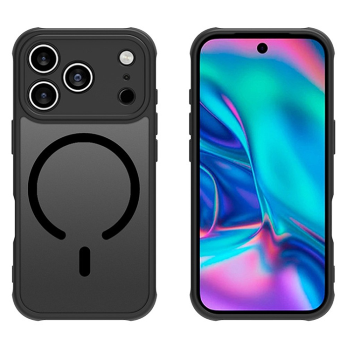 A-One Brand - iPhone 17 Pro Max Mobilskal MagSafe Matte Skin-Touch - Svart