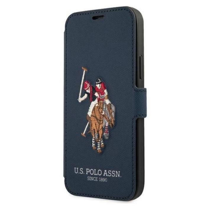 US Polo - US Polo Embroidery Collection Fodral iPhone 12 Pro Max - Marinblå