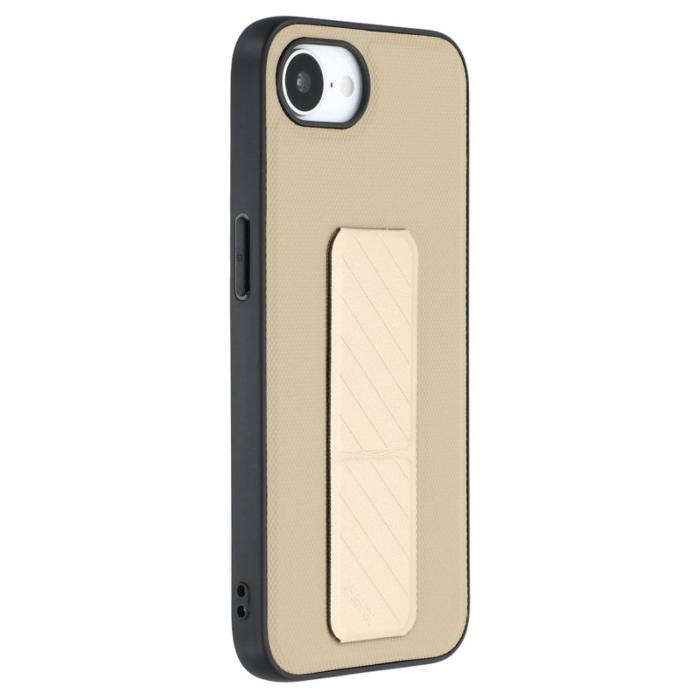 X-Level - X-LEVEL Mobilskal till iPhone 16e med Kickstand TPU + PU - Guld