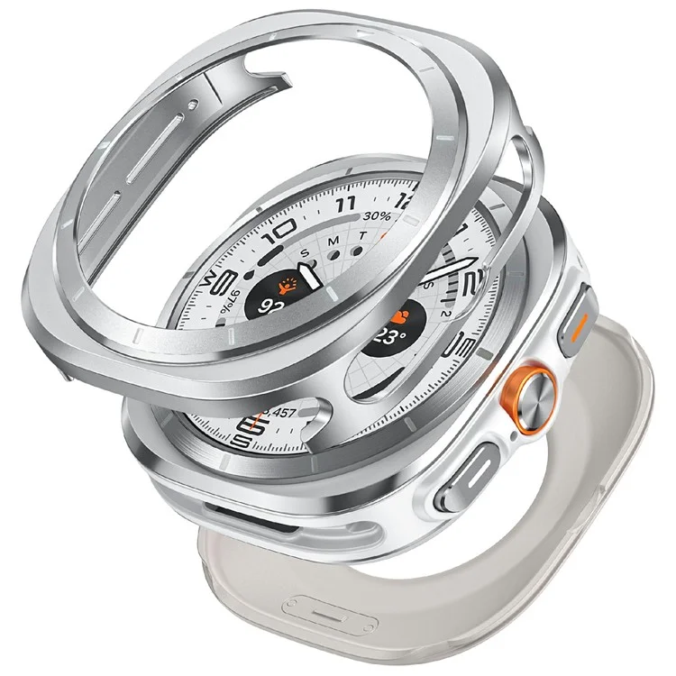 Galaxy Watch Ultra (47mm) Mobilskal Bumper - Silver/Vit | 2353 | AlltMobil