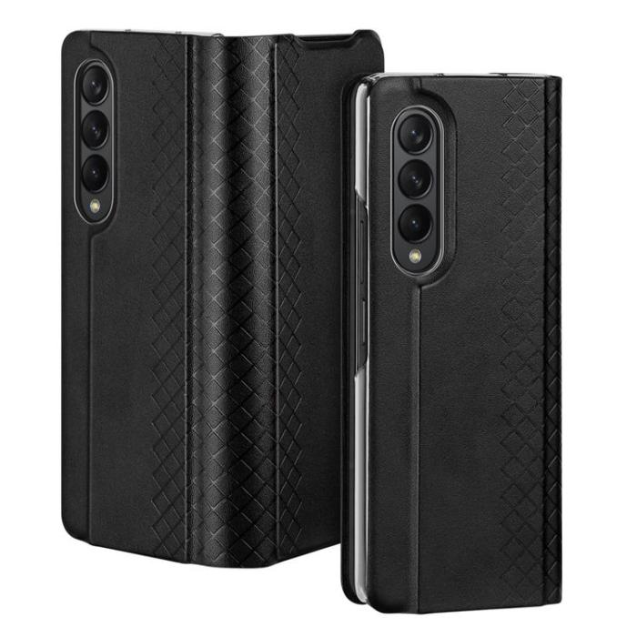 UTGATT1 - Dux Ducis Galaxy Z Fold 4 Plånboksfodral Bril Flip - Svart