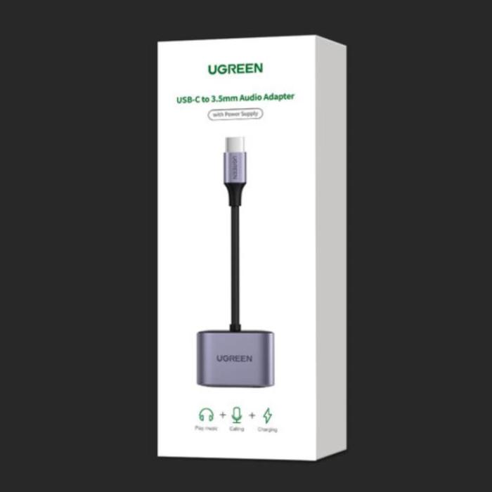UTGATT5 - Ugreen Audio Adapter USB-C - Grå