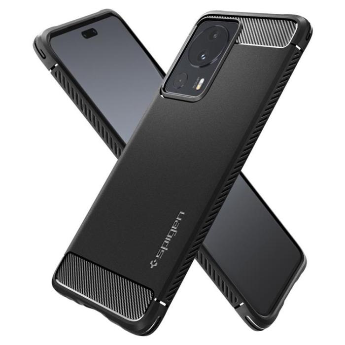 Spigen - Spigen Xiaomi 13 Lite Mobilskal Rugged Armor - Matte Svart