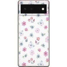 iSecrets - Mobilskal till Google Pixel 6 med Blommor och fjärillar