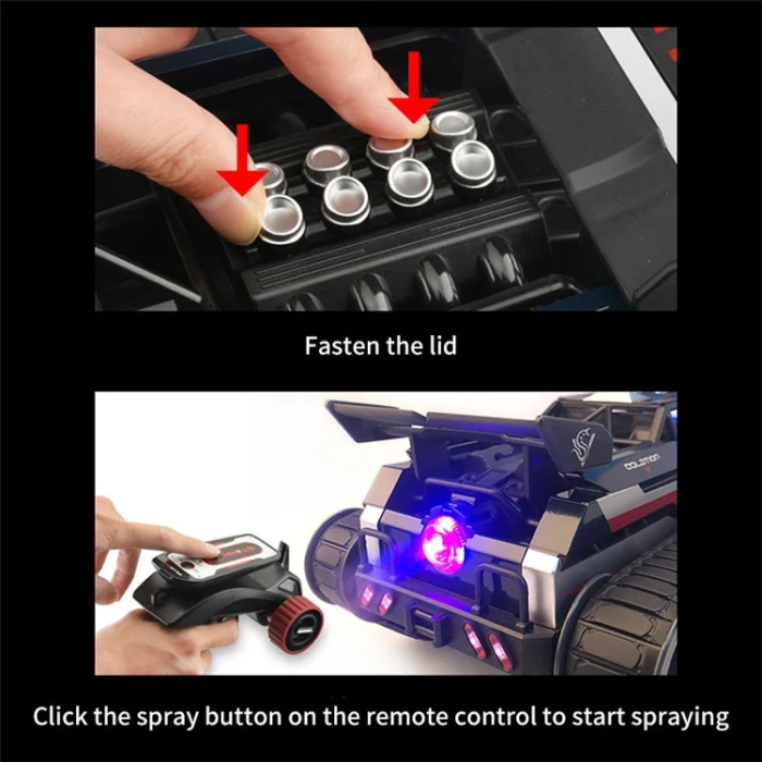 OEM - Fjärrkontroll High Speed ​​Drift Stunt Dim Spray Tank