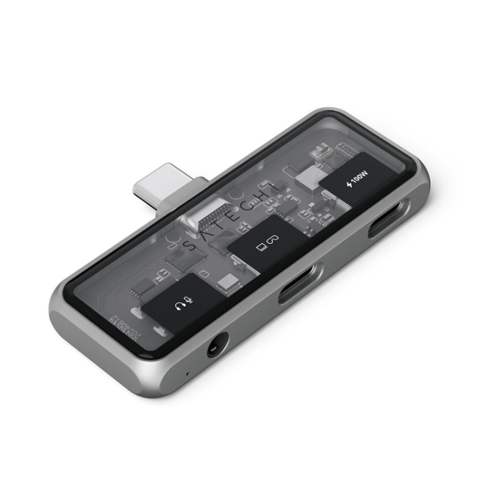 Satechi - Satechi Mobile XR Hub med ljud - rymdgrå