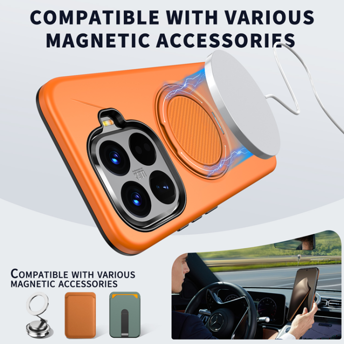 A-One Brand - Xiaomi 15T Pro Mobilskal Magsafe Rotating Kickstand TPU + PC