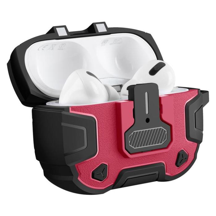 Nillkin - Nillkin AirPods Pro 2 Skal Bounce Pro Armored - Röd