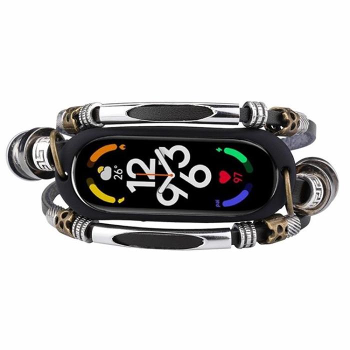 A-One Brand - Xiaomi Mi Band 7/6/5 NFC Armband Beaded Bracelet Alloy DIY