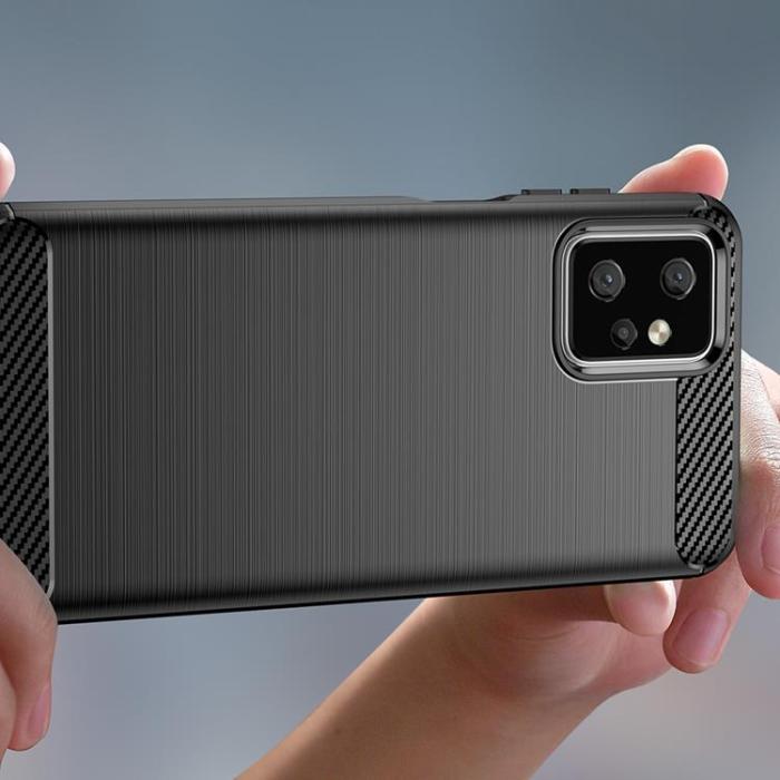 OEM - Motorola Moto G Power 5G 2023 Mobilskal Carbon Silikon - Svart