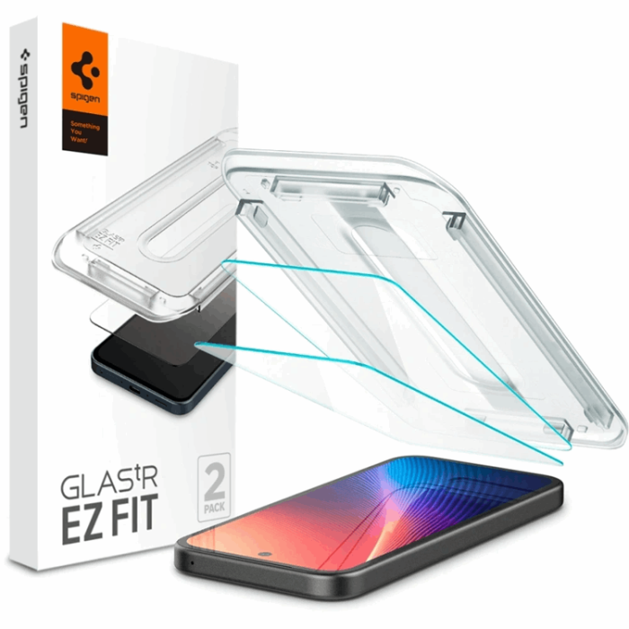 Spigen - [2-Pack] Spigen Google Pixel 9a Härdat Glas Skärmskydd 'EZ Fit