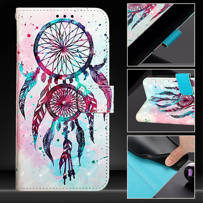 A-One Brand - iPhone 17 Pro Plånboksfodral Printing Pattern Med Strap