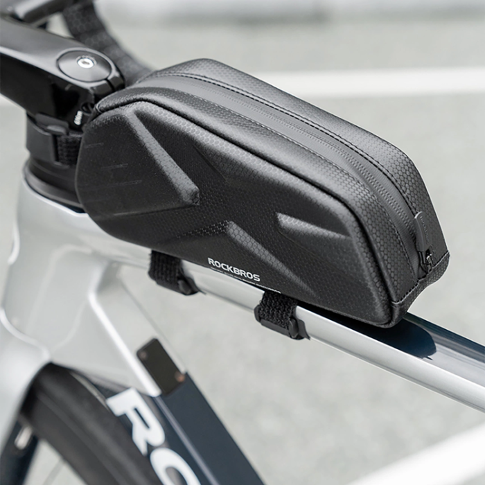 Rockbros - Rockbros Styv Cykelväska för Ram eller Topprör 1.4L - Svart
