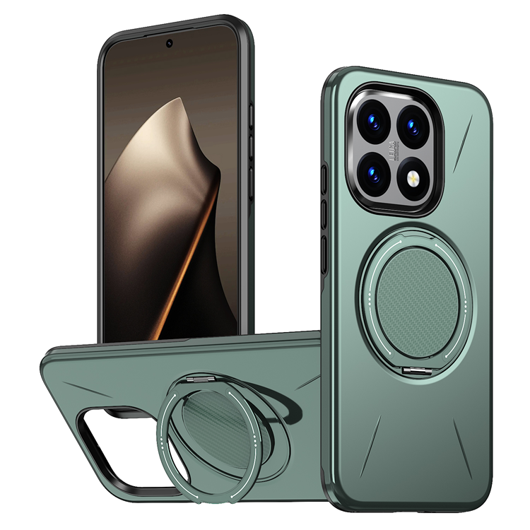 Xiaomi 15T Mobilskal Magsafe Rotating Kickstand TPU + PC (Grön) | 2353 | AlltMobil