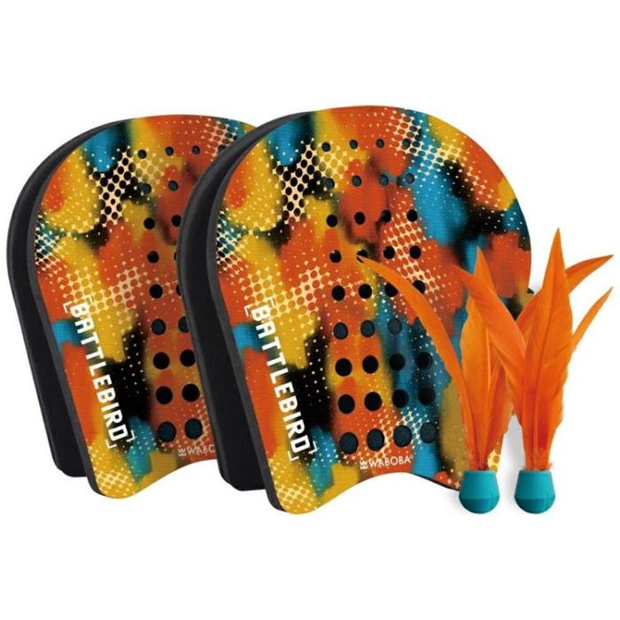 Waboba - Waboba Battlebird Skicklighetsspel 2xHandracketar 2xBadbollar 2xSpelstavar