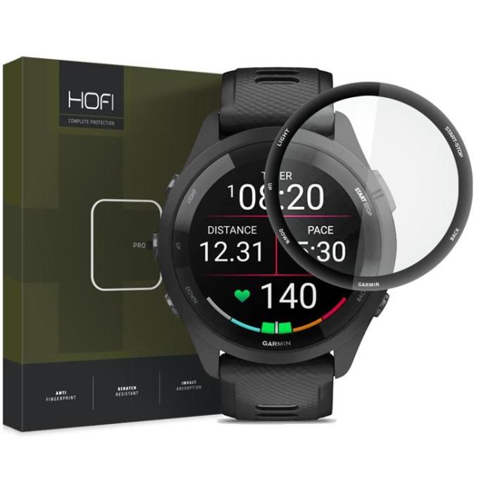Hofi - Hofi Garmin Forerunner 265S Härdat Glas Skärmskydd Hybrid