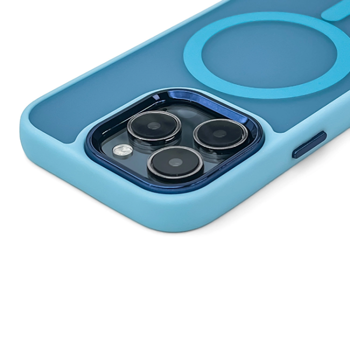 OEM - iPhone 16 Plus Mobilskal Magsafe Magnetic Collection - Ljusblå