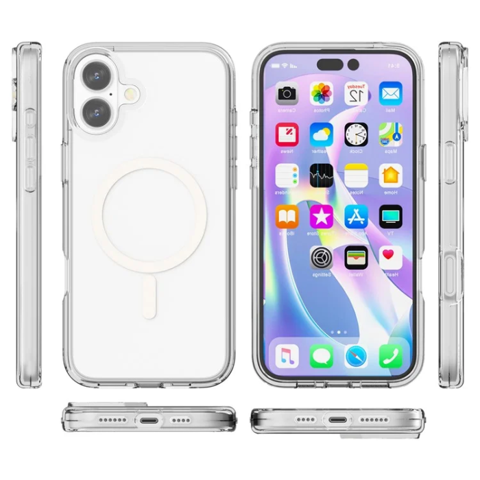 A-One Brand - iPhone 16 Mobilskal MagSafe - Transparent
