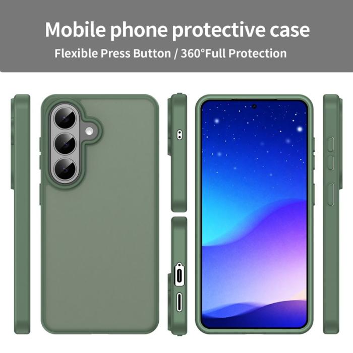 OEM - Samsung Galaxy S26 Skal Touch Matte Anti Drop TPU - Olivgrön