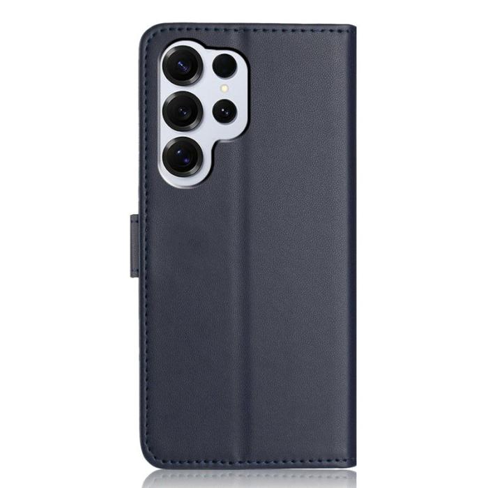 OEM - Samsung Galaxy S26 Ultra Fodral Läder Ställ - Blå