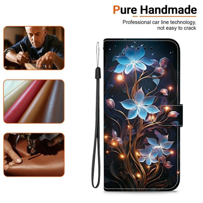 OEM - Samsung Galaxy S26 / S26 Pro Plånboksfodral Konstläder - Liten Lyktblomma