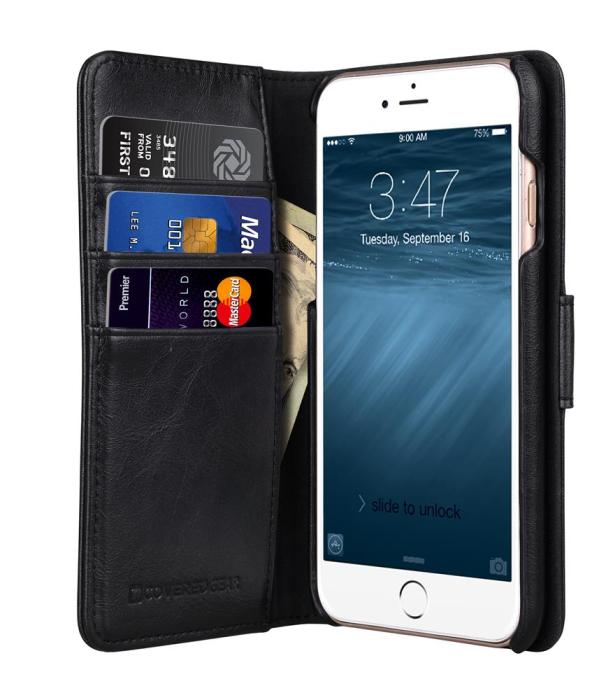 CoveredGear - CoveredGear Signature Plånboksfodral till iPhone 6 (S) Plus - Svart