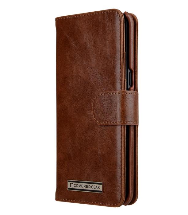 UTGATT4 - CoveredGear Signature Plånboksfodral till Samsung Galaxy S8 Plus - Brun