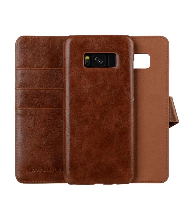 UTGATT4 - CoveredGear Signature Plånboksfodral till Samsung Galaxy S8 Plus - Brun