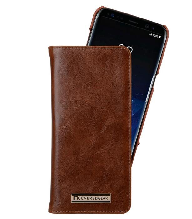 UTGATT4 - CoveredGear Signature Plånboksfodral till Samsung Galaxy S8 Plus - Brun
