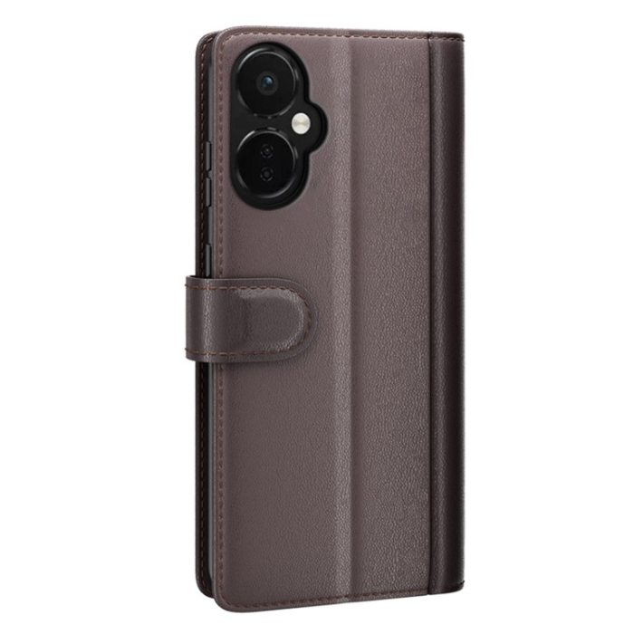 A-One Brand - OnePlus Nord CE 3 Lite 5G Plånboksfodral Äkta Läder - Brun