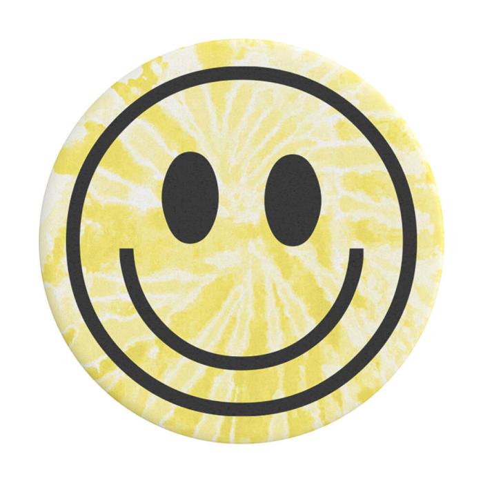 PopSockets - POPSOCKETS Tie Dye Smiley Avtagbart Grip med Ställfunktion