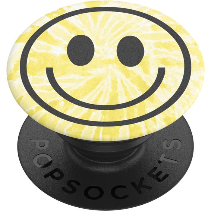 PopSockets - POPSOCKETS Tie Dye Smiley Avtagbart Grip med Ställfunktion