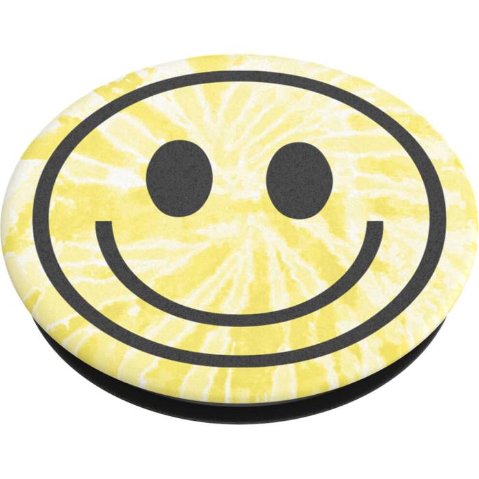 PopSockets - POPSOCKETS Tie Dye Smiley Avtagbart Grip med Ställfunktion