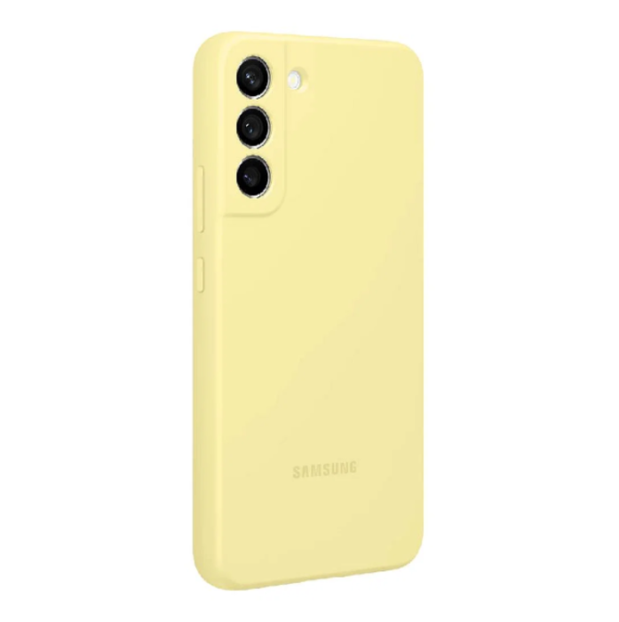 UTGATT1 - Samsung Galaxy S22 Mobilskal Silicone - Gul