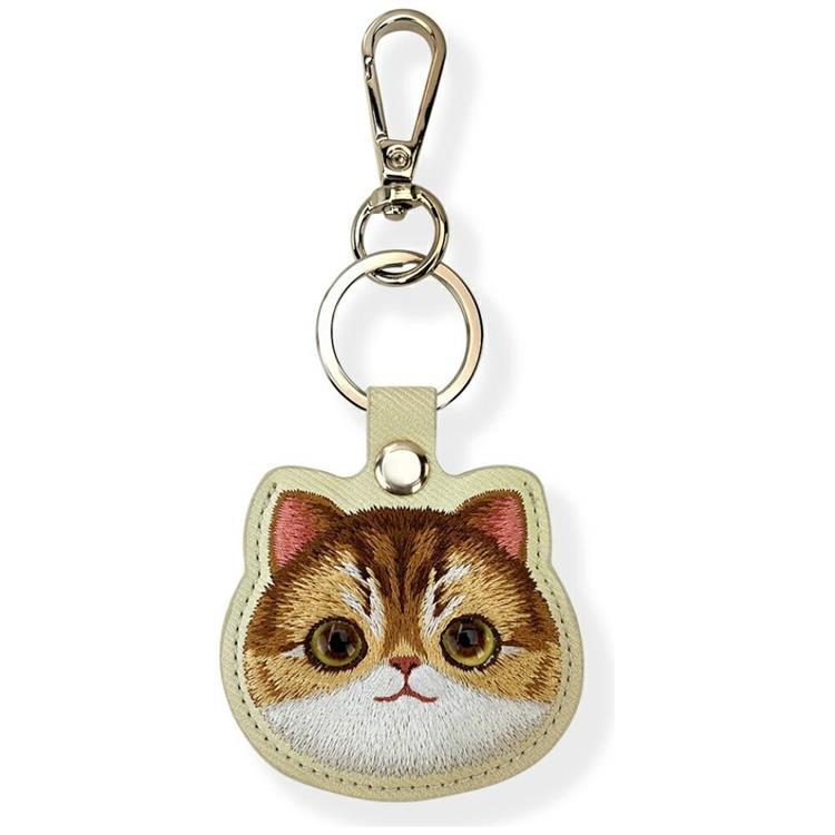 Nimmy AirTag Skal Big Eyed Pet 2.0 Cat - Khaki | 2353 | AlltMobil