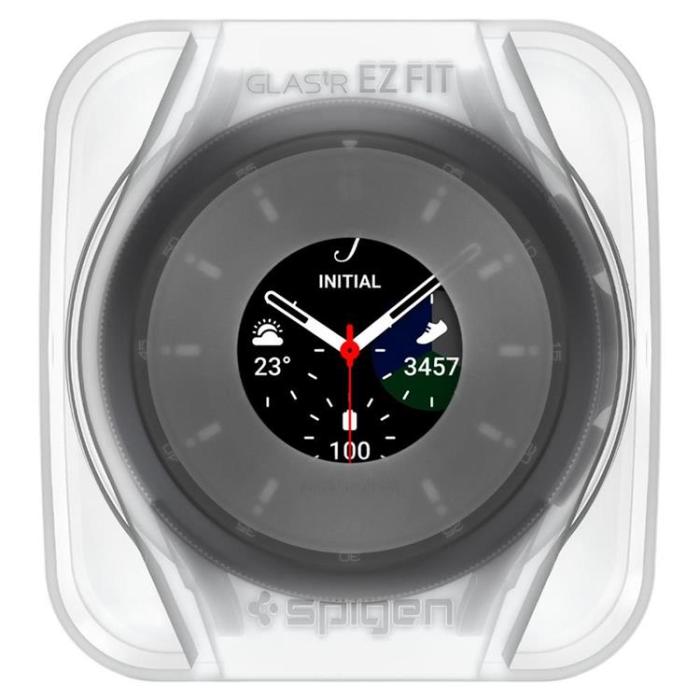 UTGATT1 - Spigen 2-Pack Härdat Glas Galaxy Watch 4 Classic 42mm - Transparent