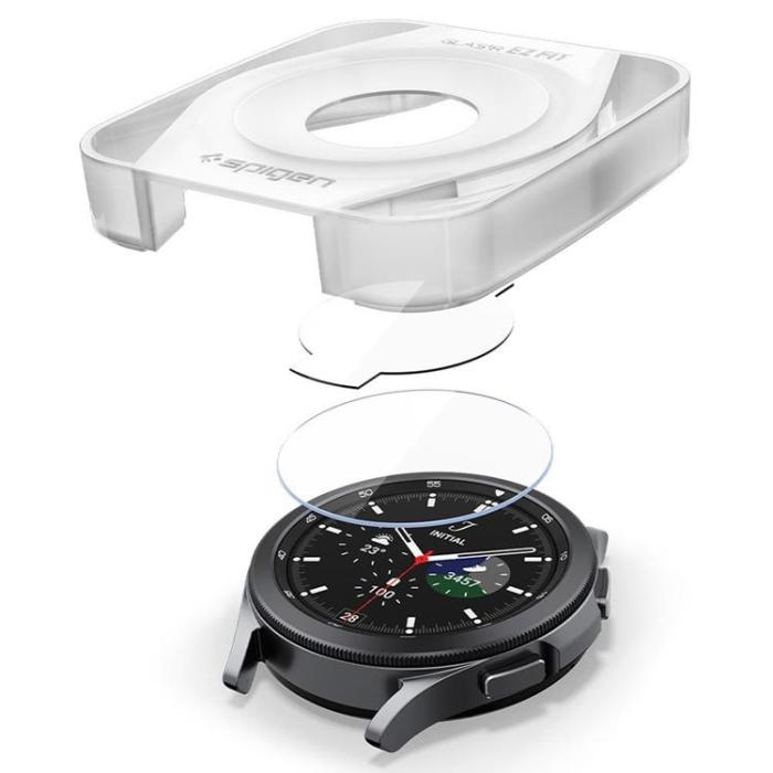 UTGATT1 - Spigen 2-Pack Härdat Glas Galaxy Watch 4 Classic 42mm - Transparent