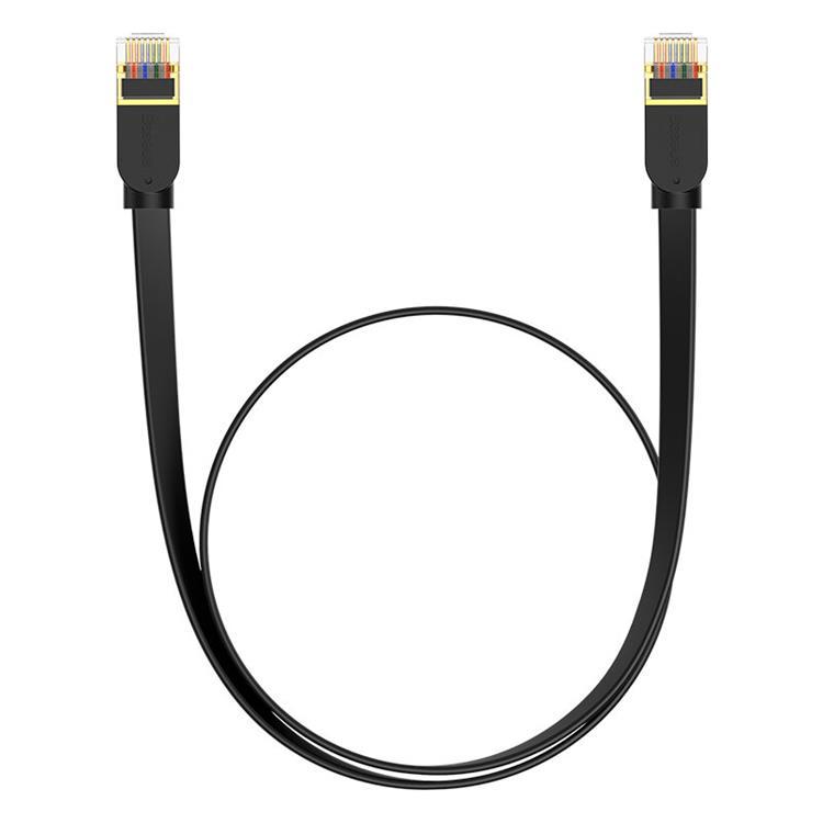 Baseus Fast RJ45 Cat 7 Nätverkskabel 0.5m - Svart | 264 | AlltMobil