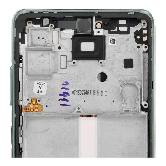 SpareParts - Galaxy A52S 5G Skärm med LCD-display Service Pack Grön