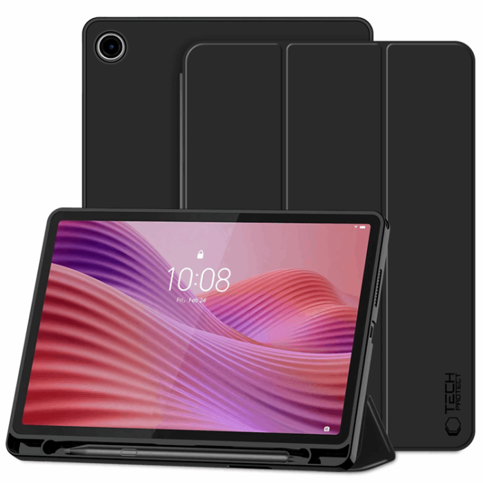 Tech-Protect - Tech-Protect Lenovo Tab 10.1 Fodral Smart - Svart