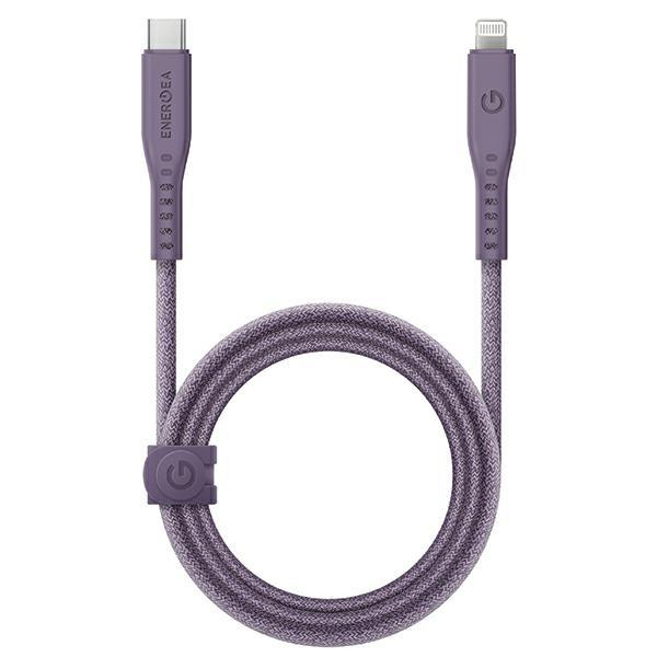 Energea USB-C till Lightning Kabel 60W 3A 1.5m - Lila | 3541 | AlltMobil