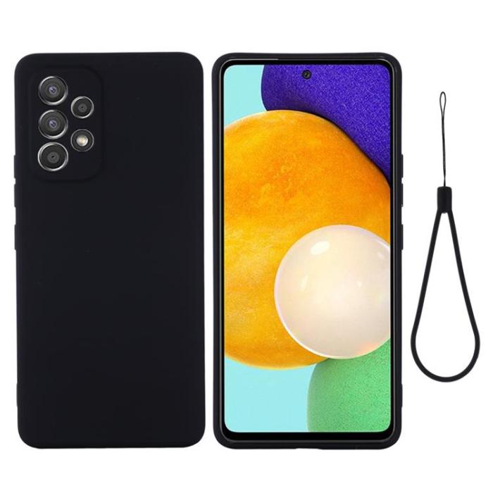 OEM - Galaxy A33 5G Skal Liquid Silicone - Svart
