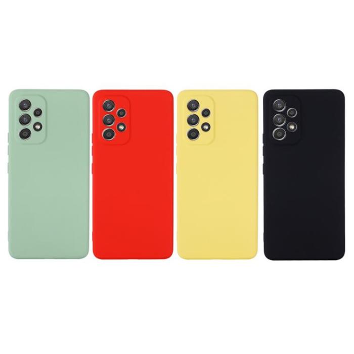 OEM - Galaxy A33 5G Skal Liquid Silicone - Svart