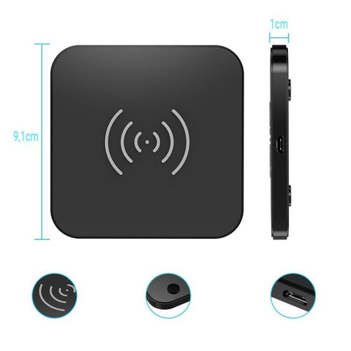Choetech - Choetech Trådlös Laddare Qi 10W - Svart