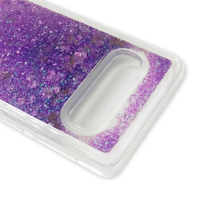 Boom of Sweden - Glitter Skal till Samsung Galaxy S10 Plus - Lila