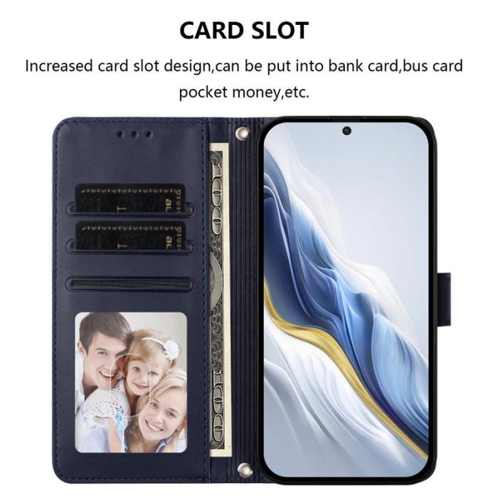OEM - Love Cat Samsung Galaxy A37 Plånboksfodral Konstläder - Blå