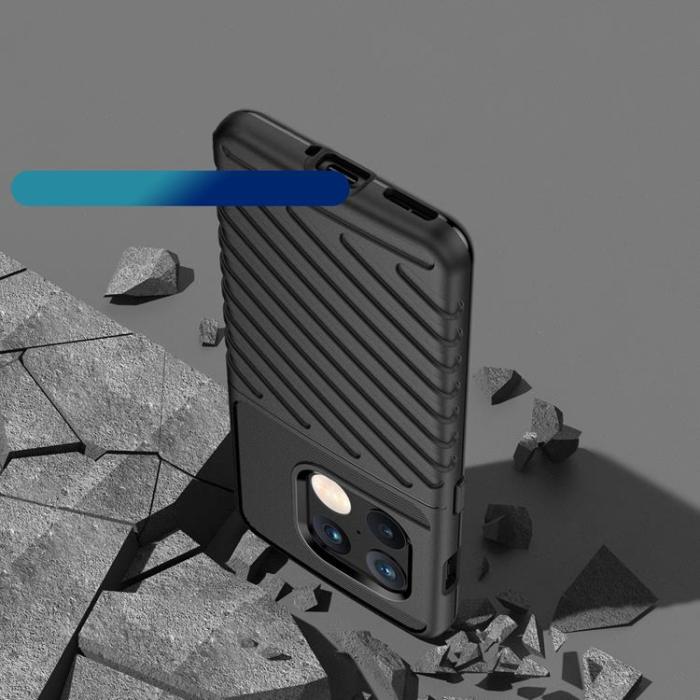 OEM - Thunder Flexible Armored Skal OnePlus 10 Pro - Svart
